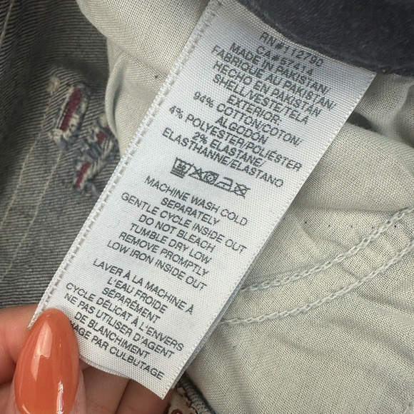 True Religion Billie Mid Rise Straight Denim Blue Jean Sz 29 Medium Wash Stretch - Picture 10 of 14